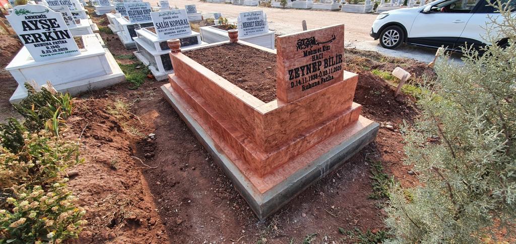 3 Katlı Traverten Mezar