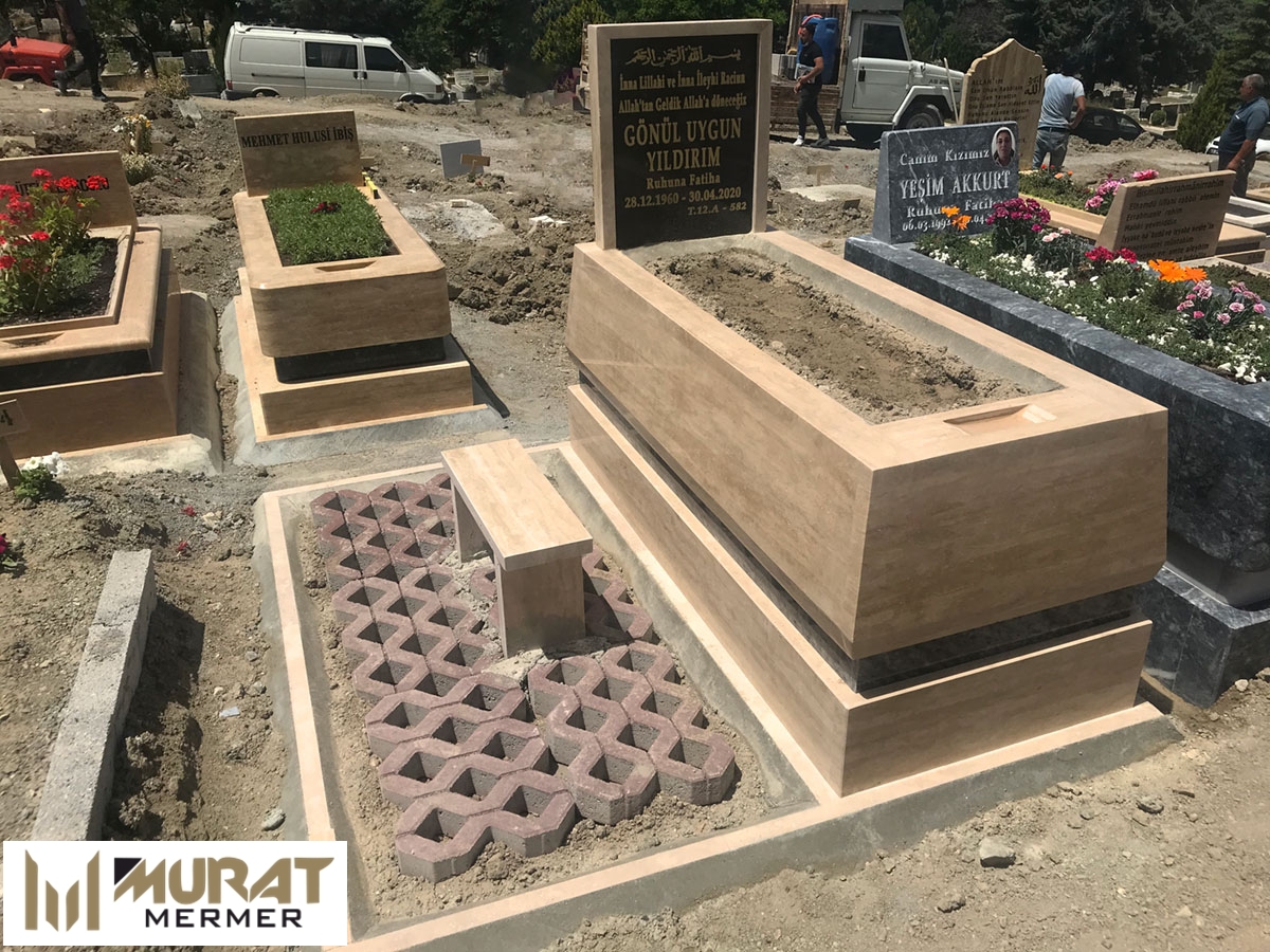 5lik Konik Traverten Mezar