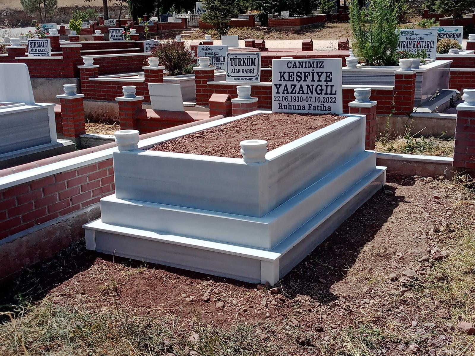 Blok Mermer Mezar Modelleri