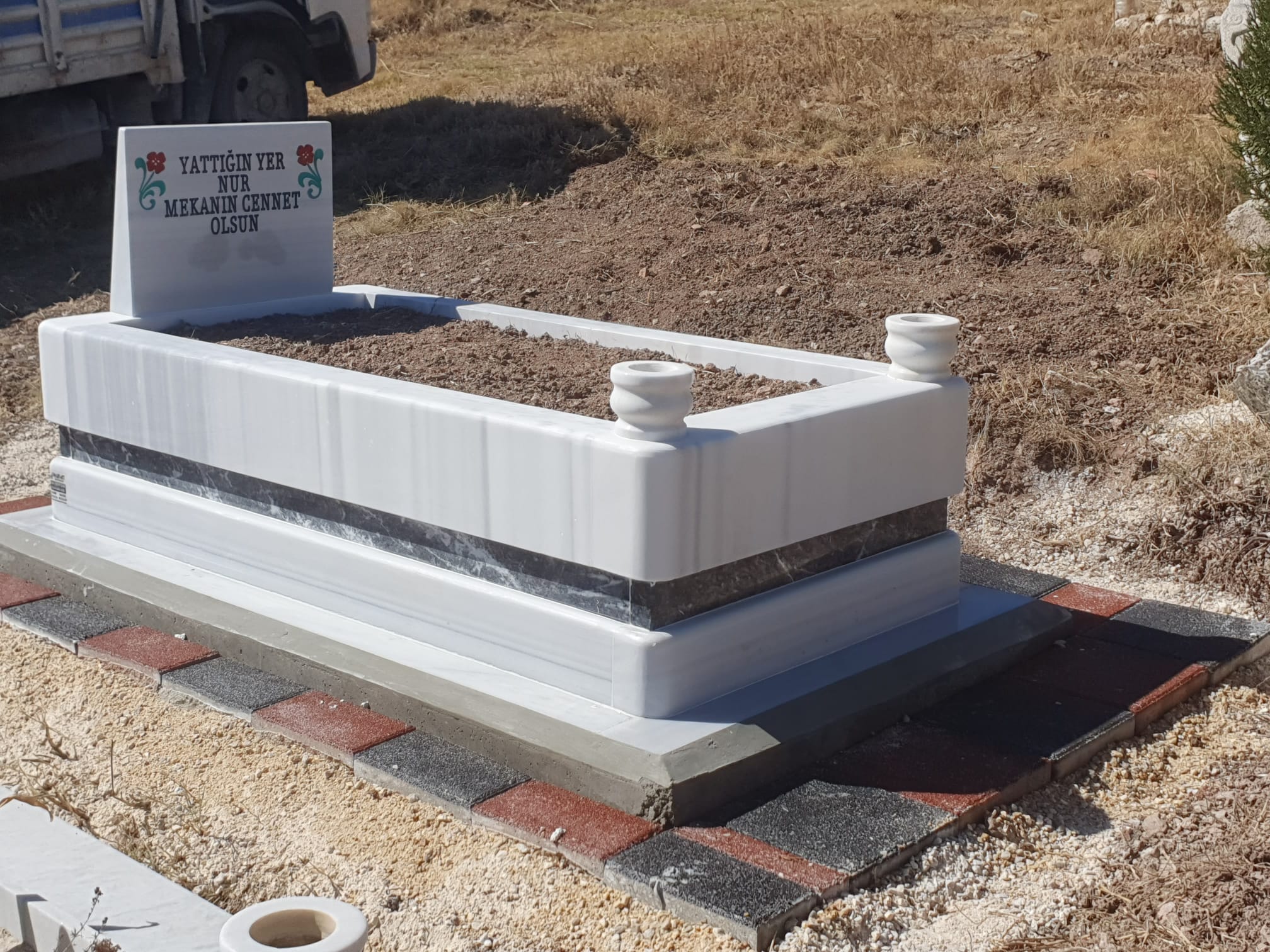 Blok Mermer Mezar Modelleri