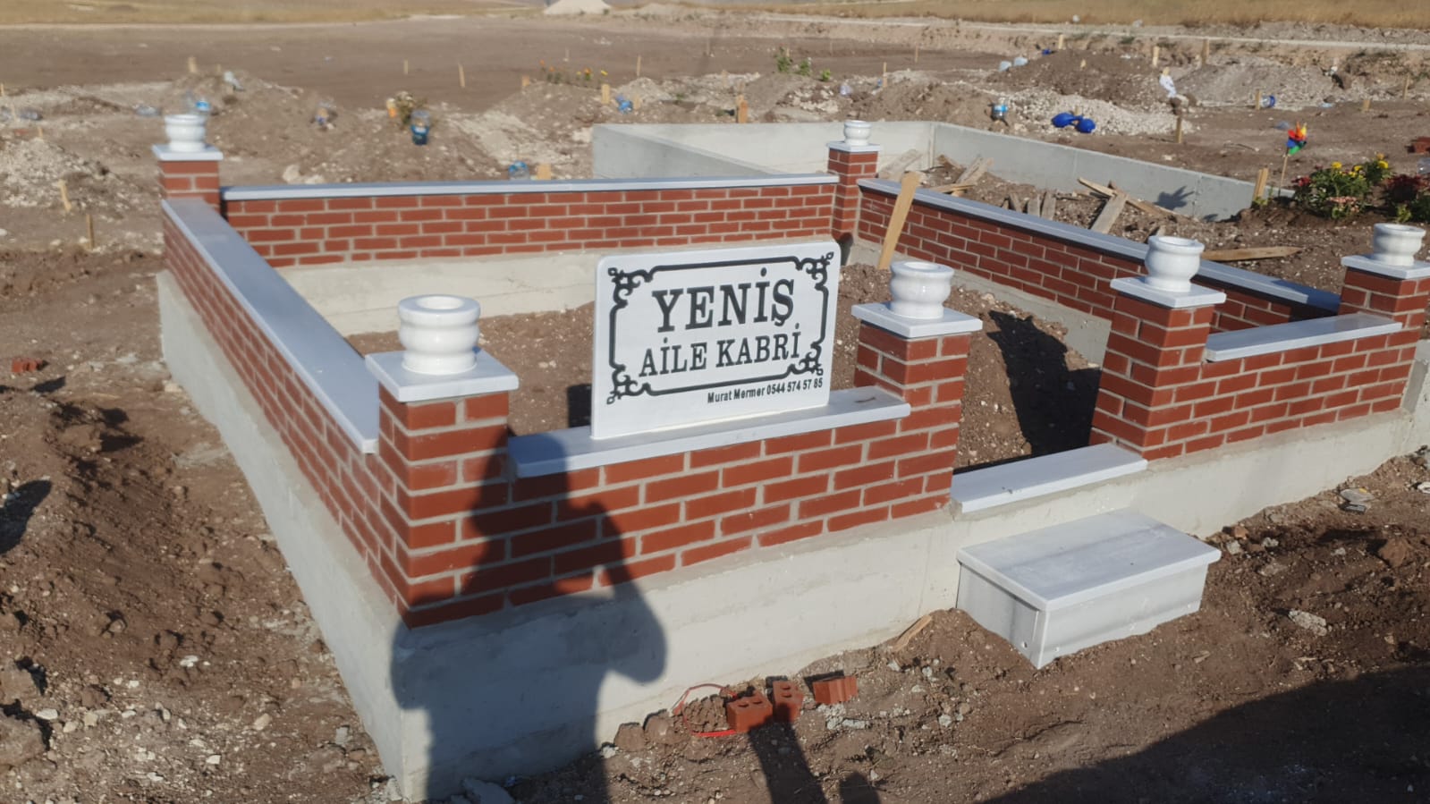 Eskişehir Asri Mezarlığı İçin Aile Duvarı 2-4 Kişilik