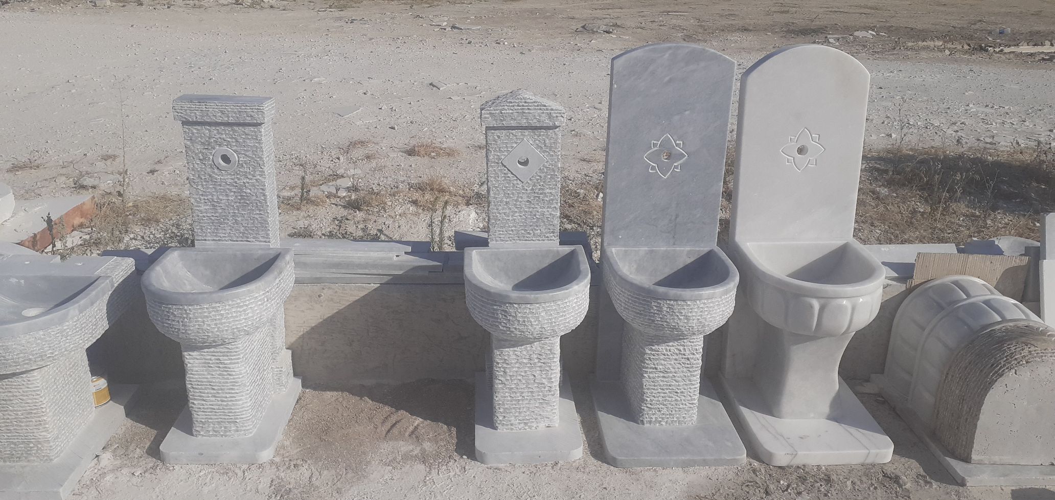 İşlemeli Bahçe Çeşmesi