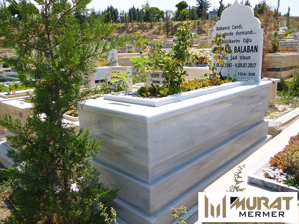 Muğla Beyazı Yüksek Blok Kalın Mezar