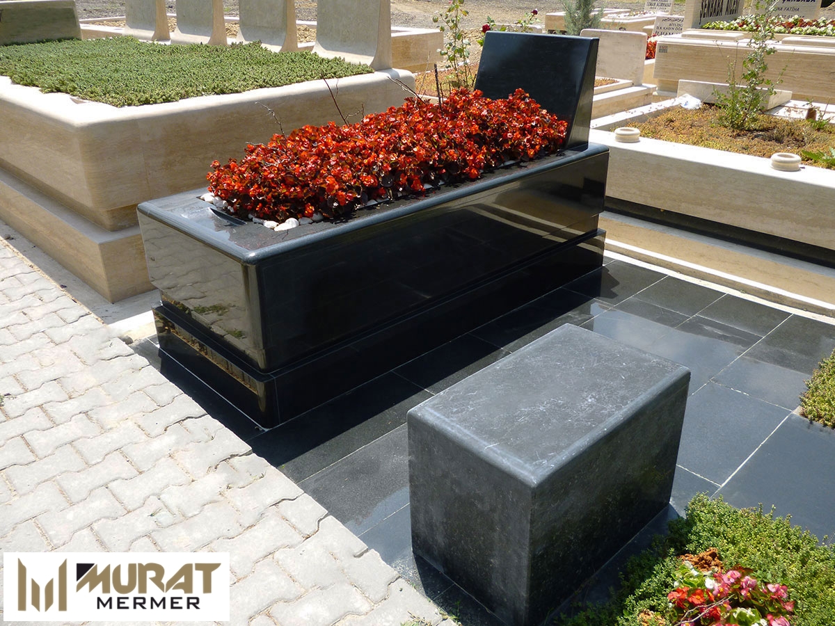 Tek Kişilik Granit Mezar ve Oturma Yeri